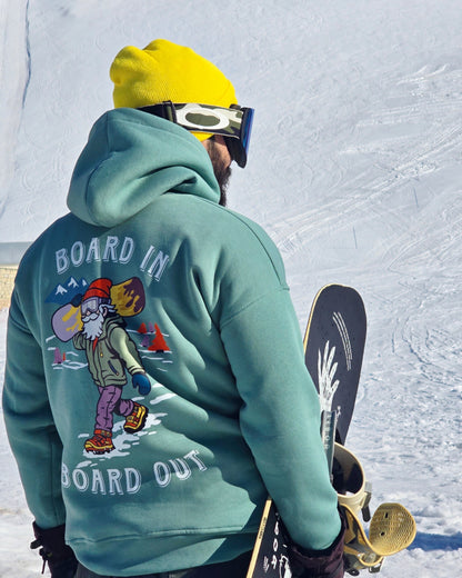 Mint "Stay On Board" Hoodie
