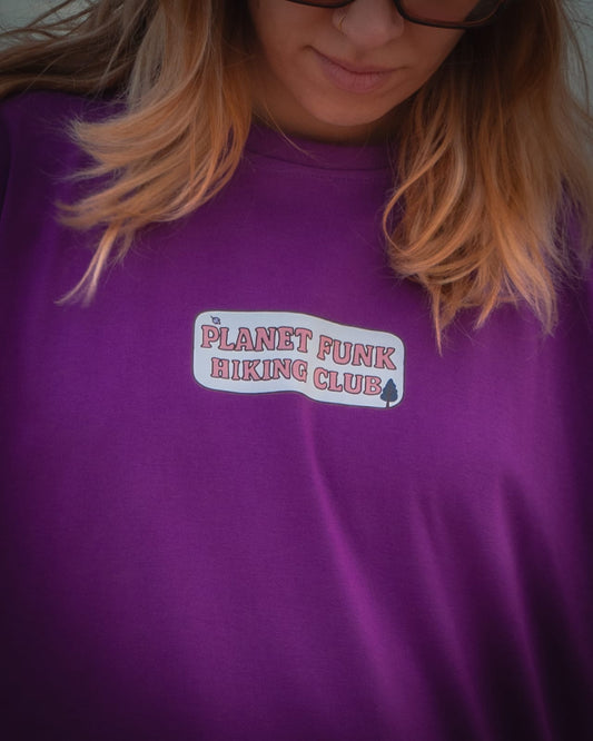 Purple "PF Hiking Club" T-Shirt